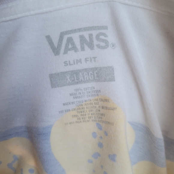 Vans white T-Shirt XL - Picture 3 of 4